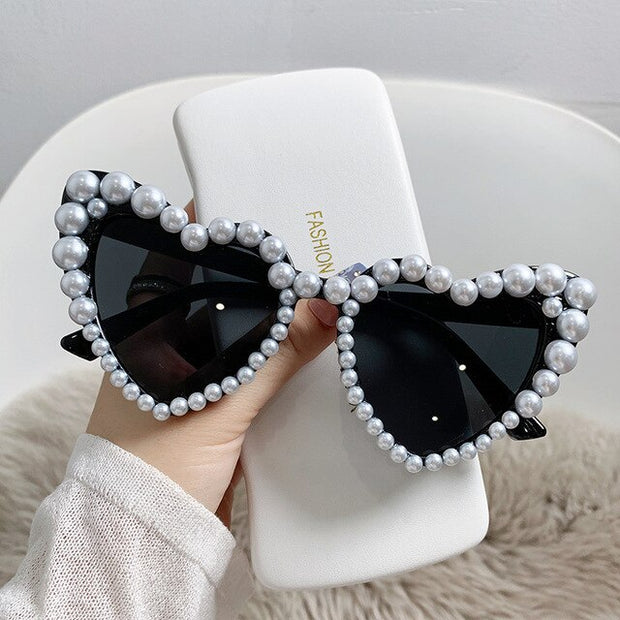 Cat Eye Heart Fashion Sunglasses - Angel's Dream