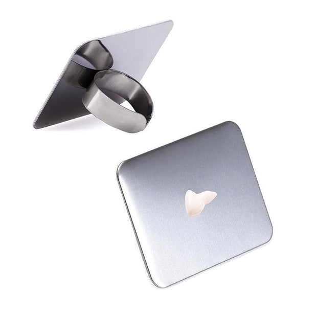 Palette, Makeup, Makeup Palette, Stainless Steel Ring, Mini Ring, Small Square Palette - Angel's Dream