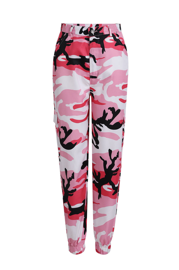 New Camouflage Workwear Denim Casual Pants Harem Pants - Angel's Dream