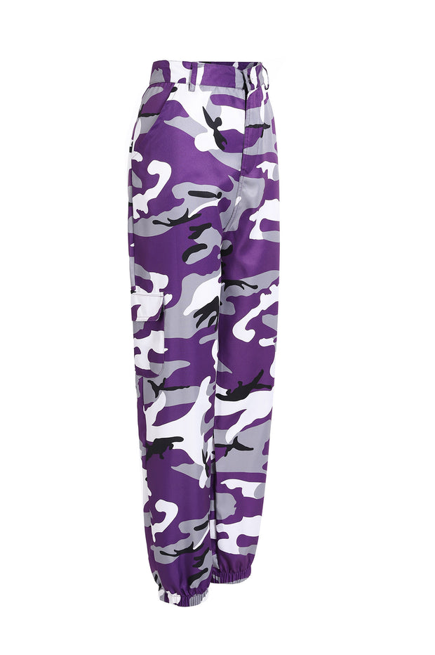 New Camouflage Workwear Denim Casual Pants Harem Pants - Angel's Dream