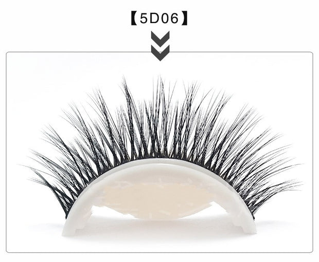 Glue-free Self-adhesive Strip 5d False Eyelashes - Angel's Dream