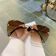 Vintage Clip Frameless UV Sunglasses - Angel's Dream