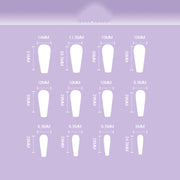 Ice-permeable Hot Girl Blue Flame Nail Stickers Fake Nails Removable Nail Tip Wear Finished Nail Beauty - Angel's Dream