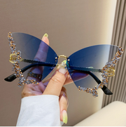 Diamond Butterfly Sunglasses - Angel's Dream