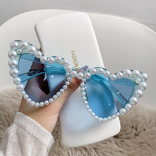 Cat Eye Heart Fashion Sunglasses - Angel's Dream