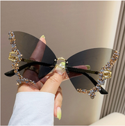 Diamond Butterfly Sunglasses - Angel's Dream