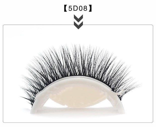 Glue-free Self-adhesive Strip 5d False Eyelashes - Angel's Dream