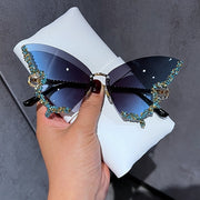 Diamond Butterfly Sunglasses - Angel's Dream