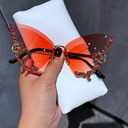 Diamond Butterfly Sunglasses - Angel's Dream