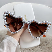 Cat Eye Heart Fashion Sunglasses - Angel's Dream