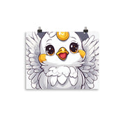 Cute Angel Chicken Poster - Angel's Dream