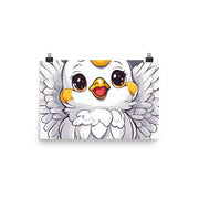 Cute Angel Chicken Poster - Angel's Dream