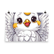 Cute Angel Chicken Poster - Angel's Dream