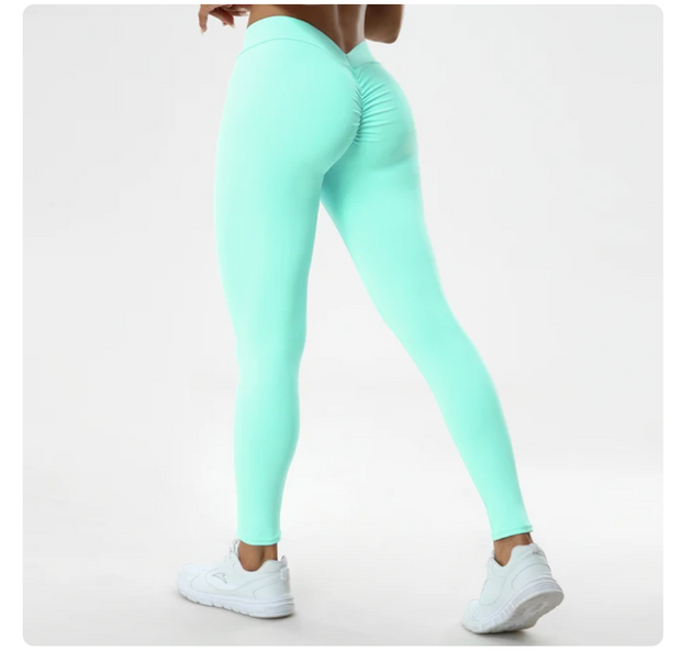 Sexy V Butt Push Up Fitness High Waist Pants - Angel's Dream