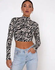 Dragon Printed Women Sexy Crop Top - Angel's Dream