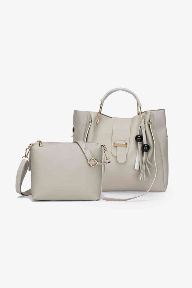 2-Piece PU Leather Bag Set - Angel's Dream