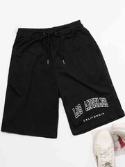 LOS ANGELES CALIFORNIA Graphic Drawstring Shorts - Angel's Dream