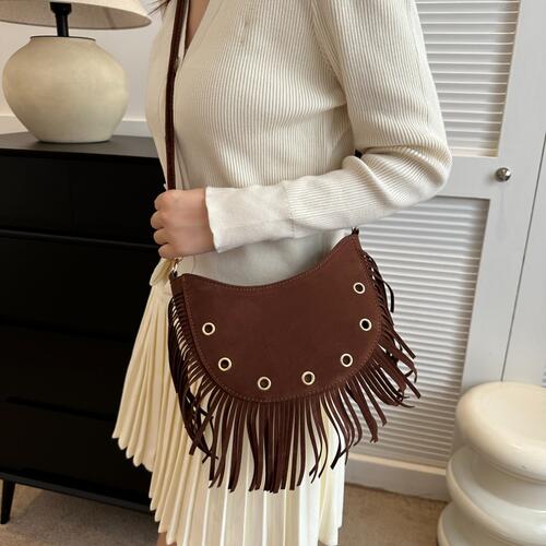 Fringe Detail Crossbody Bag - Angel's Dream