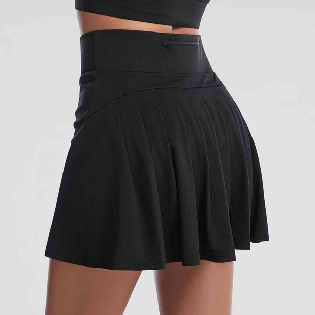 Wide Waistband Sports Skort - Angel's Dream