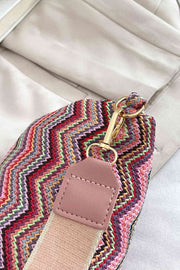 Adored Chevron Straw Sling Bag - Angel's Dream