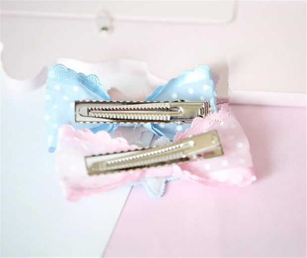 Bowknot Hair Clip - Angel's Dream