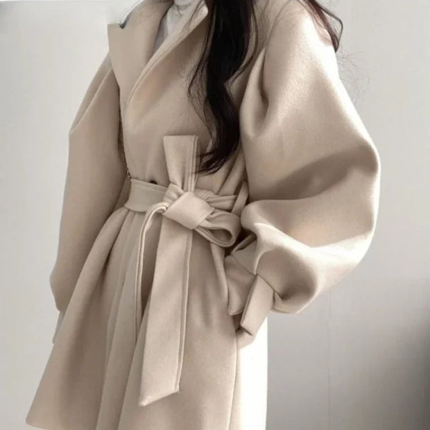 Thickened Wool Coat - Angel's Dream