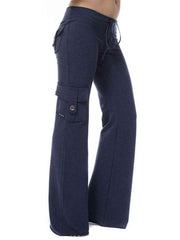 Mid Waist Pants with Pockets - Angel's Dream