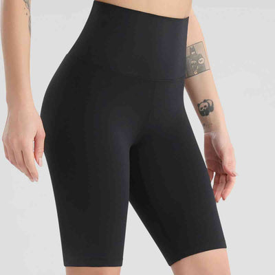 Wide Waistband Sports Shorts - Angel's Dream