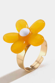 Flower Shape Resin Ring - Angel's Dream