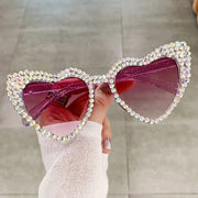 Cat Eye Heart Fashion Sunglasses - Angel's Dream