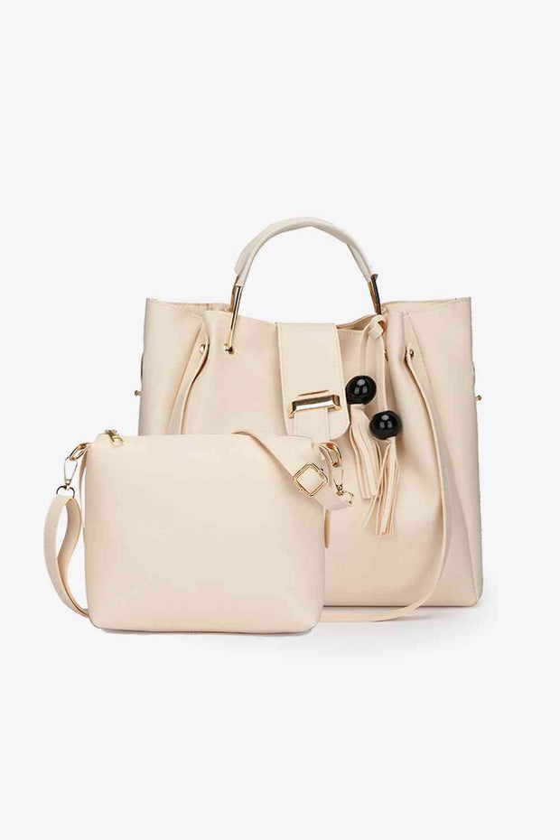 2-Piece PU Leather Bag Set - Angel's Dream