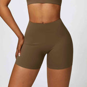 Wide Waistband Slim Fit Sports Shorts - Angel's Dream