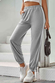 Side Stripe Joggers with Pockets - Angel's Dream