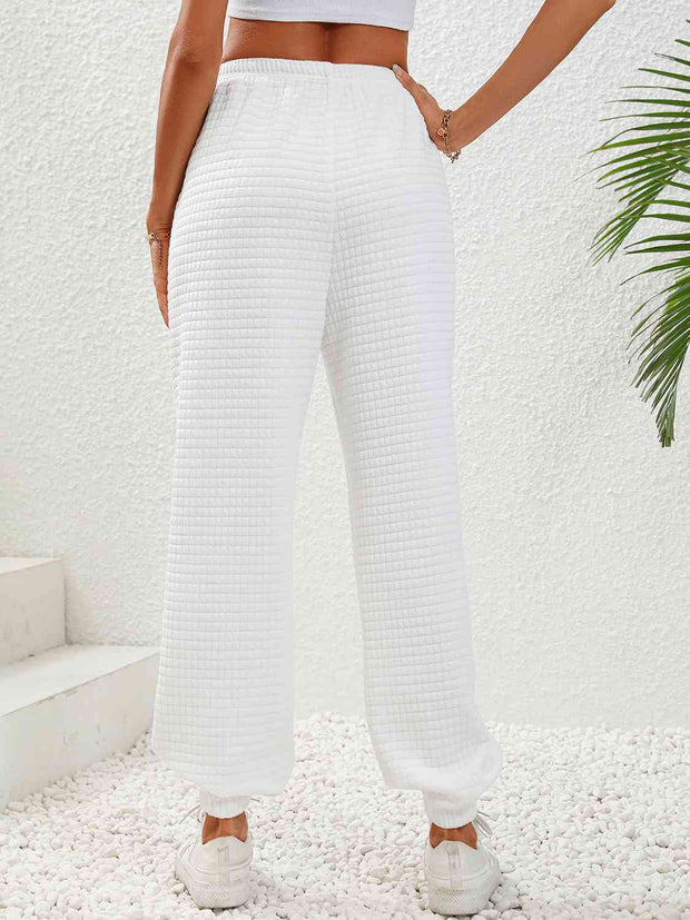 Textured Pull-On Joggers - Angel's Dream