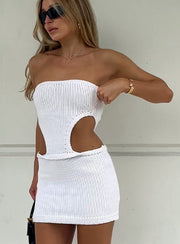 Strapless Knit Bodycon Dress - Angel's Dream