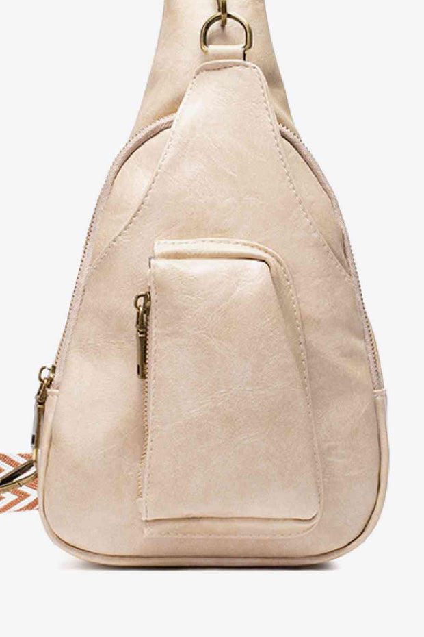 All The Feels PU Leather Sling Bag - Angel's Dream