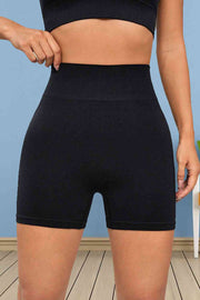 Wide Waistband Sports Shorts - Angel's Dream