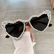 Cat Eye Heart Fashion Sunglasses - Angel's Dream