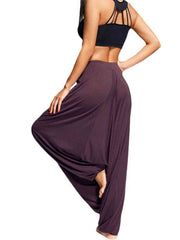 Tied Mid Waist Long Harem Pants - Angel's Dream