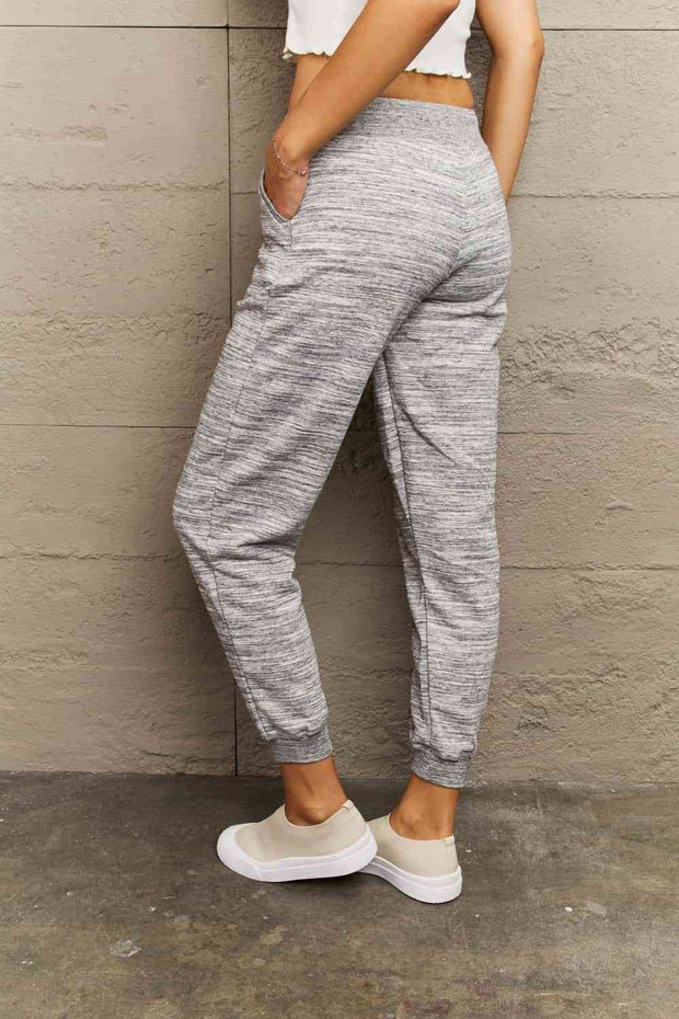 Ninexis Full Size Tie Waist Long Sweatpants - Angel's Dream