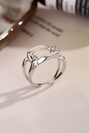 925 Sterling Silver Open Ring - Angel's Dream