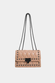 Studded PU Leather Crossbody Bag - Angel's Dream