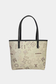 Printed PU Leather Tote Bag - Angel's Dream