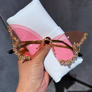 Diamond Butterfly Sunglasses - Angel's Dream