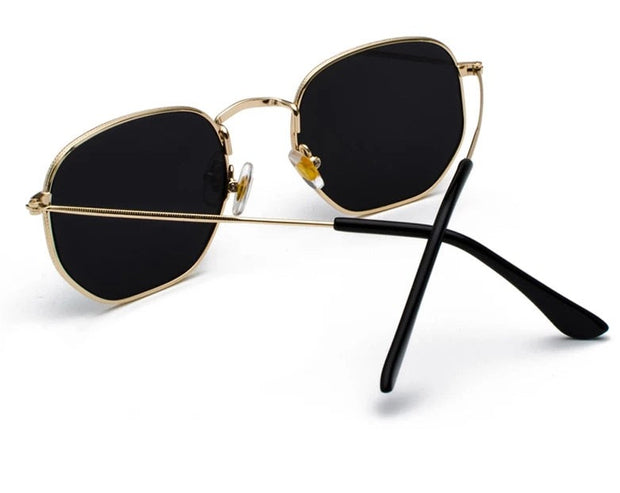 Metal Frame Pilot Mirror Sunglasses - Angel's Dream