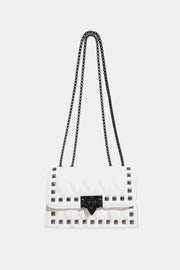 Studded PU Leather Crossbody Bag - Angel's Dream