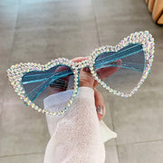 Cat Eye Heart Fashion Sunglasses - Angel's Dream