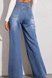 High Waist Wide Leg Jeans - Angel's Dream