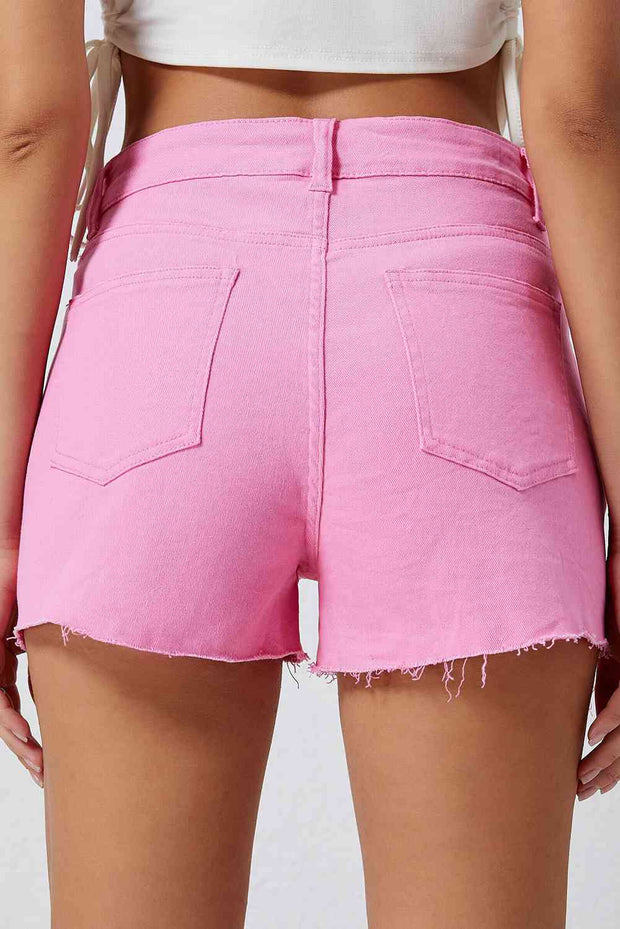 Distressed Denim Shorts - Angel's Dream