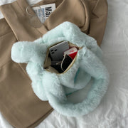 Fluffy Faux Fur Soft Shoulder Bags - Angel's Dream